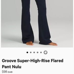 NEW Lululemon groove flare pant